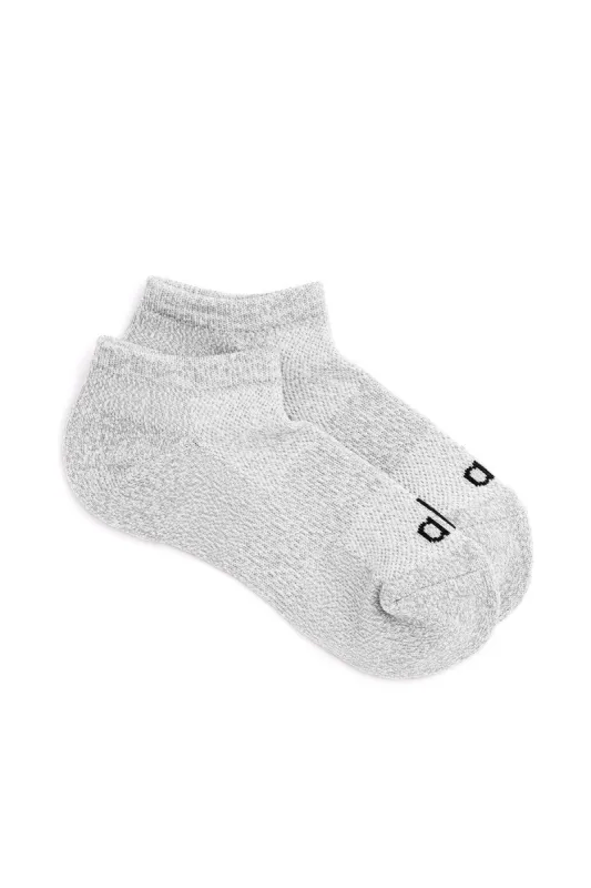 Women's Everyday Sock - Athletic Heather Grey/Black sold by Alo Yoga