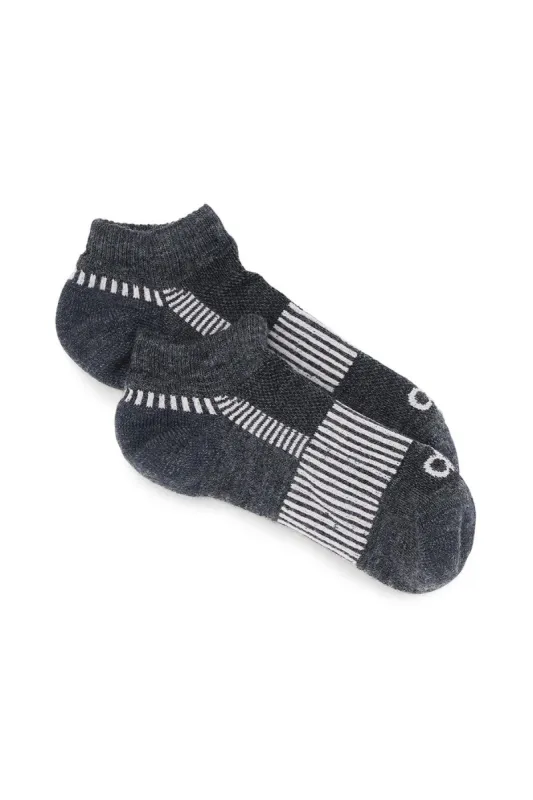 Women's Explorer Wool-Tech Sock - Dark Heather Grey sold by Alo Yoga