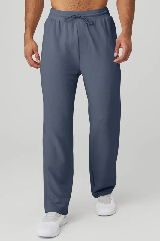 Micro Waffle Fast Break Sweatpant - Bluestone sold by Alo Yoga