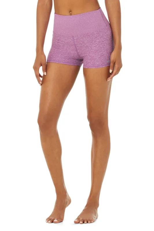 Alosoft Aura Short - Electric Violet Heather sold by Alo Yoga