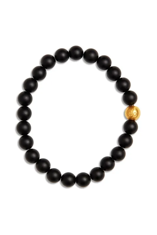 Black Onyx Mala Bracelet sold by Alo Yoga