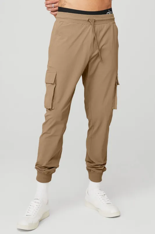 Cargo Division Field Pant - Gravel sold by Alo Yoga