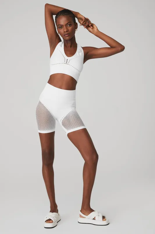 Seamless Open Air Bra & Seamless High-Waist Limitless Open Air Short Set sold by Alo Yoga