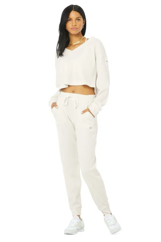 Muse V-Neck Pullover & Muse Sweatpant Set sold by Alo Yoga