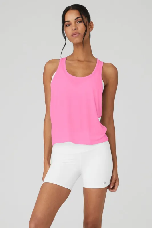 All Day Tank - Paradise Pink sold by Alo Yoga