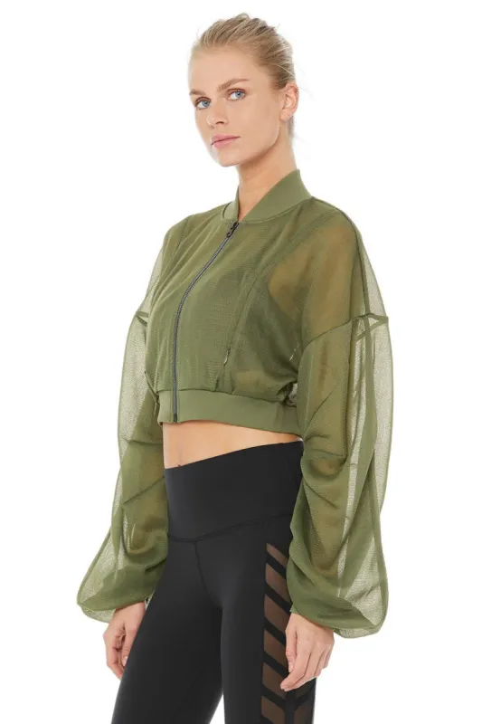 Field Crop Jacket - Jungle sold by Alo Yoga
