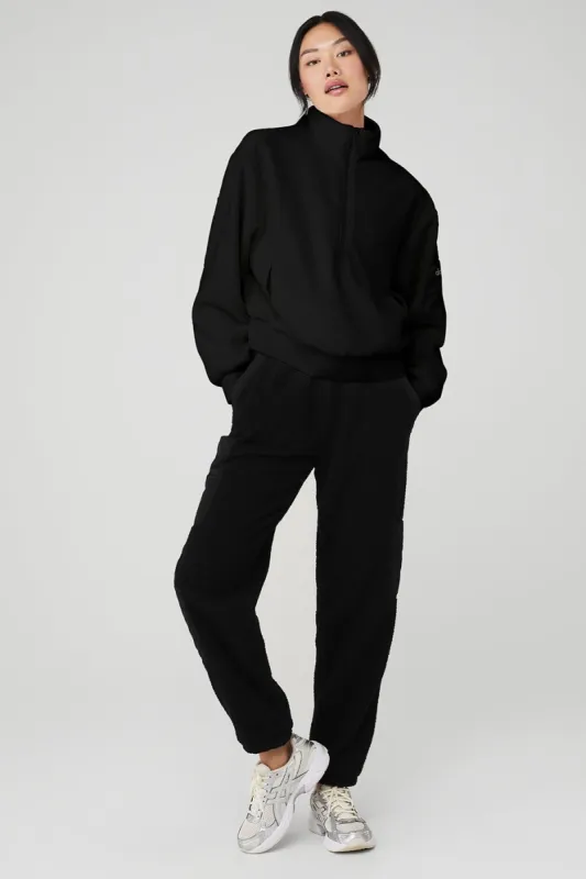 Micro Sherpa Solstice Coverup & Micro Sherpa High-Waist Solstice Sweatpant Set sold by Alo Yoga