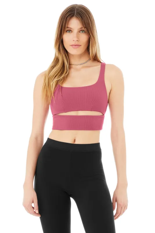 Slit Bra - Raspberry Sorbet sold by Alo Yoga
