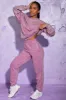 Renew - Cuffed Joggers in Berry sold by Bo + Tee