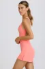 Soft Active Open-Back Tennis Dress in Coral sold by Bo + Tee