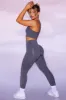 Superset - Curved Waist Seamless Leggings in Grey sold by Bo + Tee