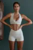 Courage - Plunge Neck Wrap Over Sports Bra in Grey sold by Bo + Tee