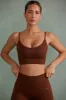 Determination - Super Sculpt Scoop Neck Sports Bra in Copper Brown sold by Bo + Tee