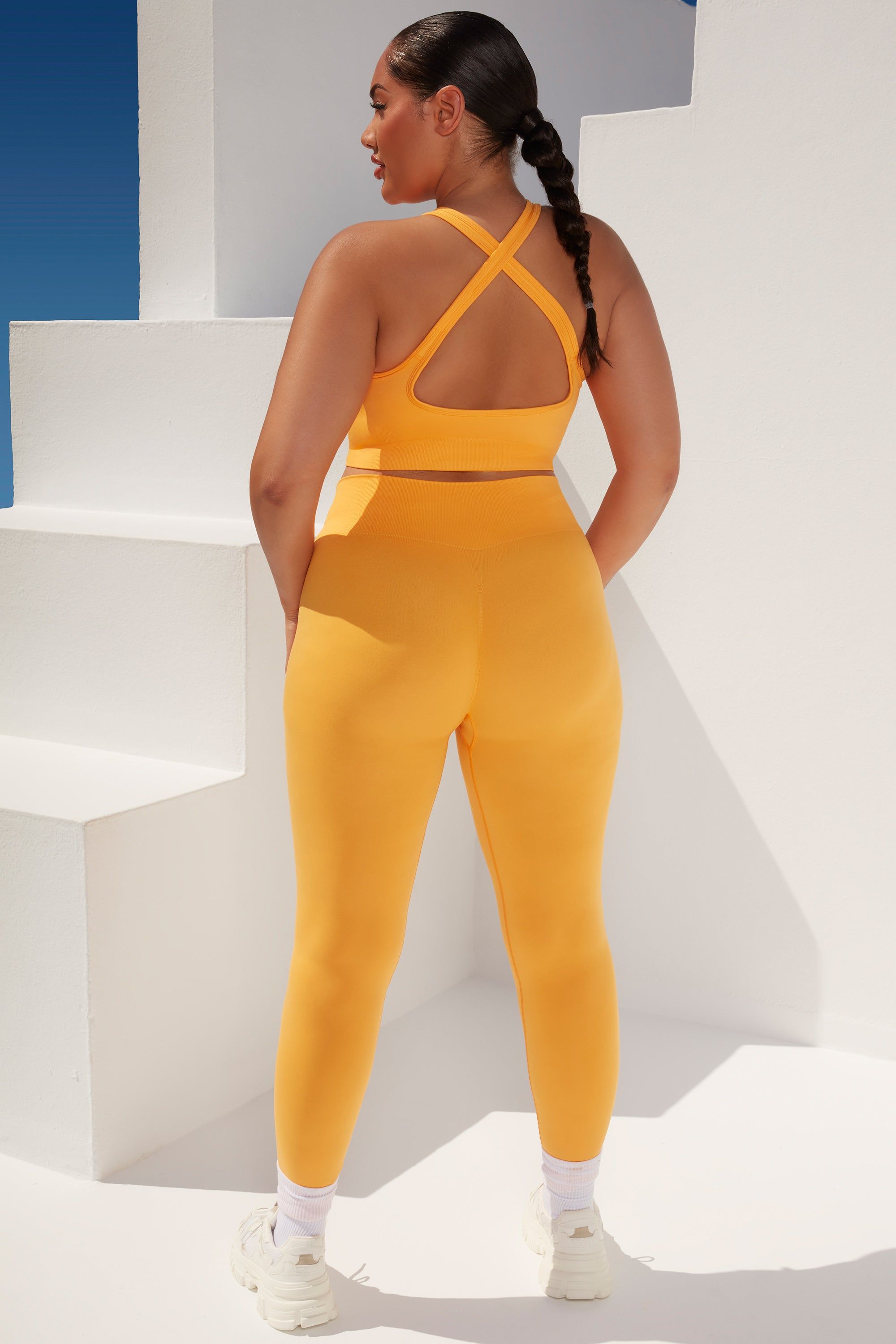 Beam - Sports Bra in Light Orange sold by Bo + Tee product image thumbnail 9