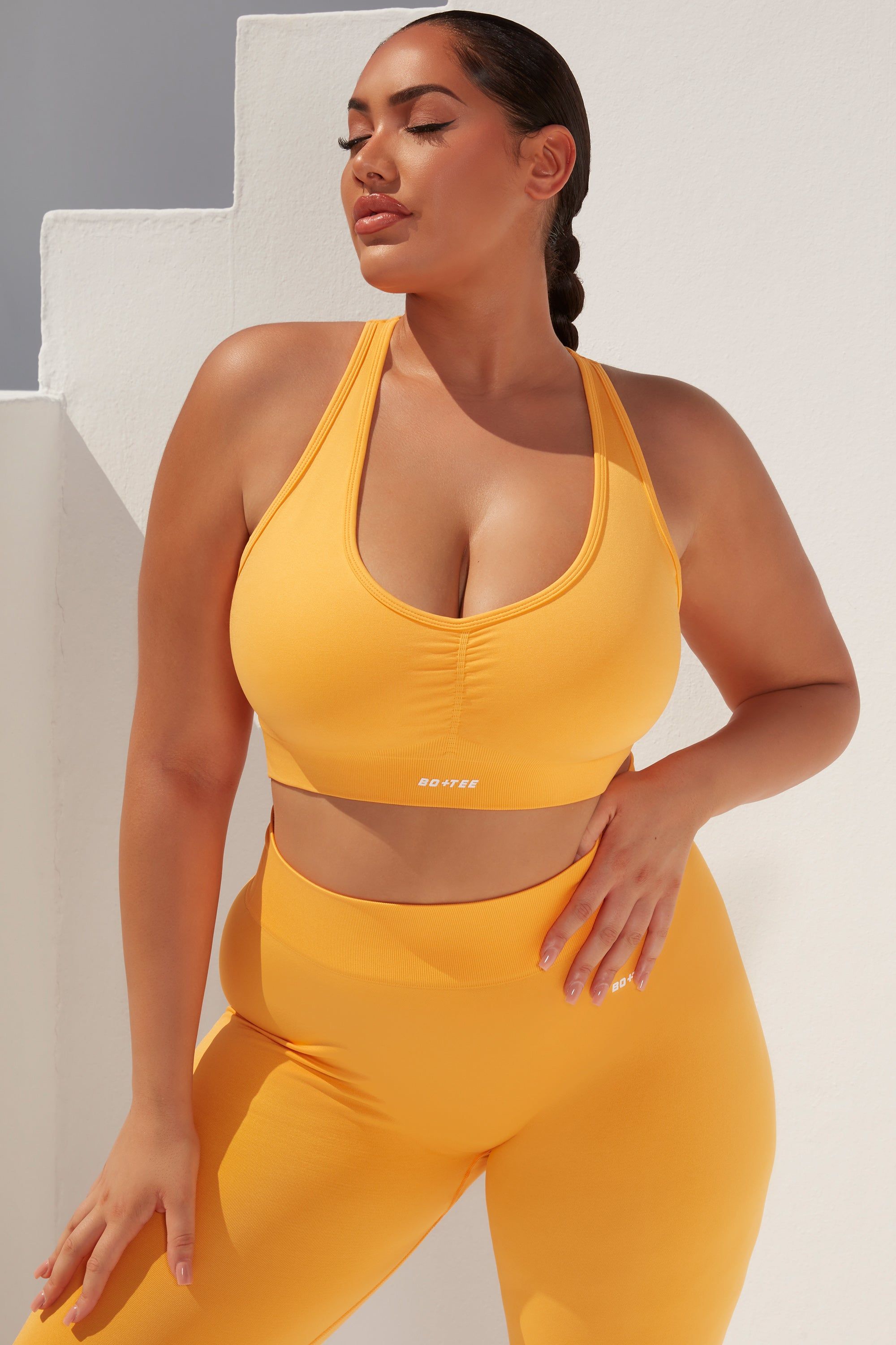 Beam - Sports Bra in Light Orange sold by Bo + Tee product image thumbnail 6