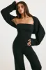 Lounge - Chunky Knit Shrug in Black sold by Bo + Tee