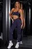 In Control - High Waist Ribbed Leggings in Navy sold by Bo + Tee