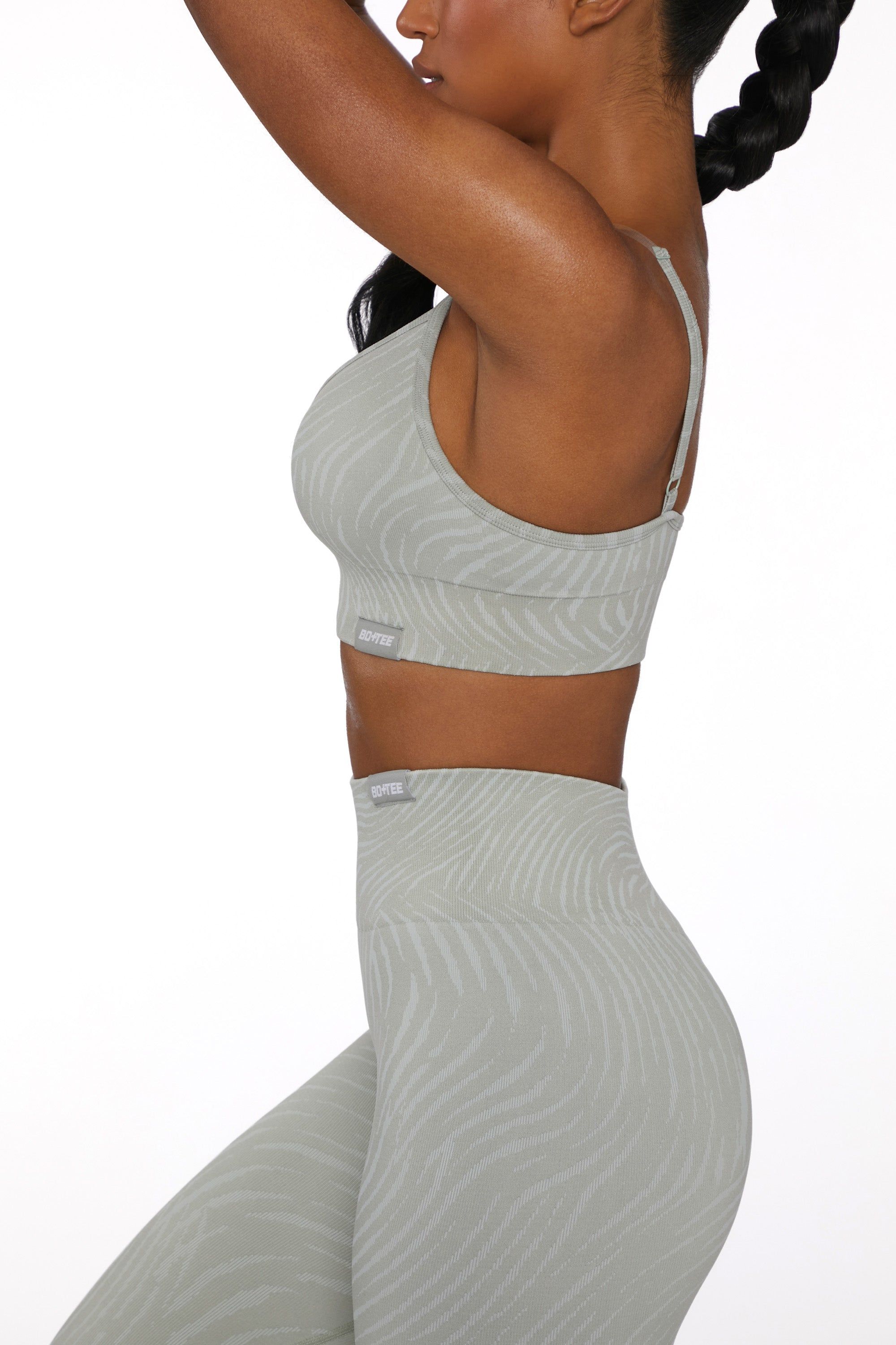 Limitless - Sports Bra - Sage sold by Bo + Tee product image thumbnail 4