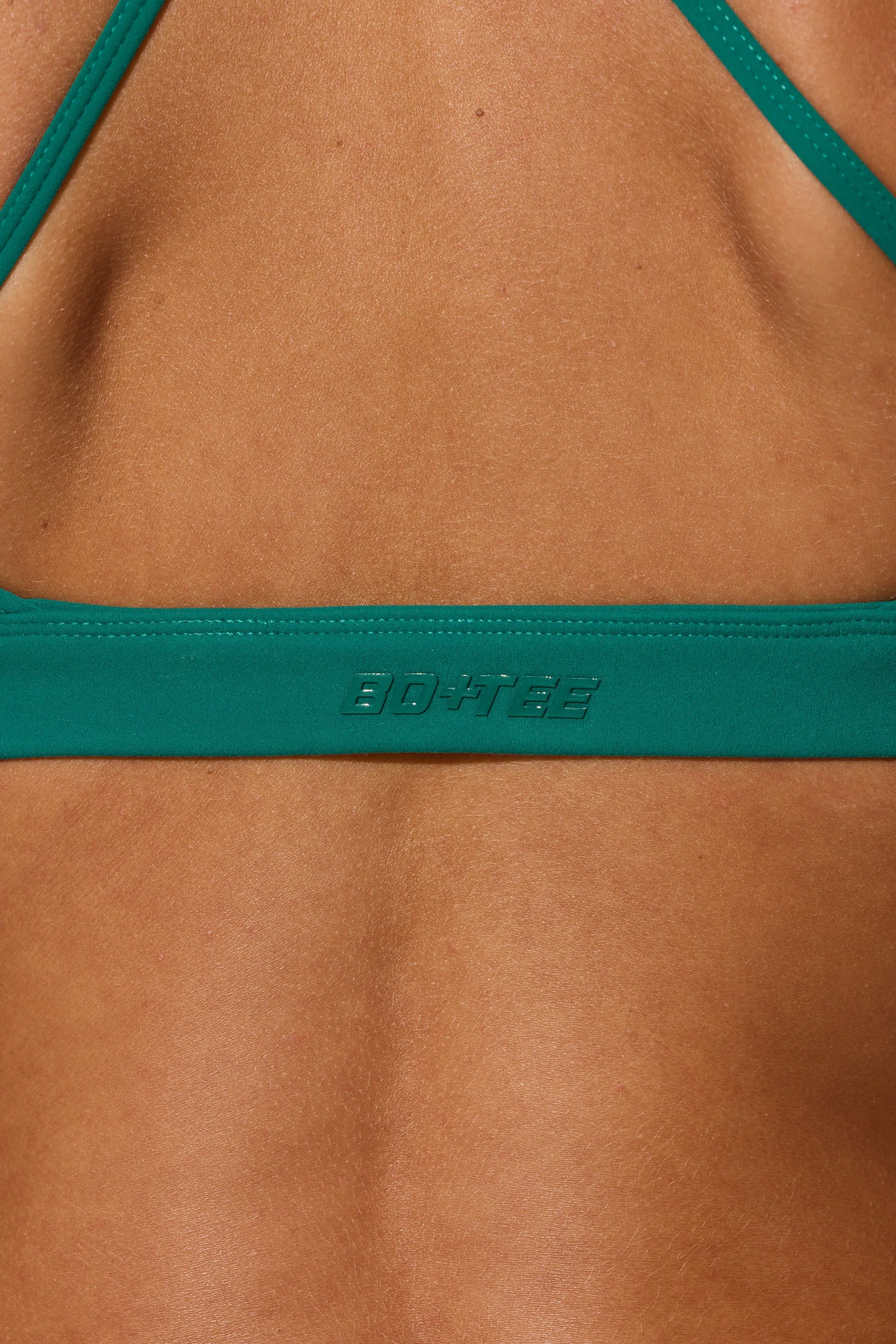 Multiway Twist Front Sports Bra in Teal sold by Bo + Tee product image thumbnail 5
