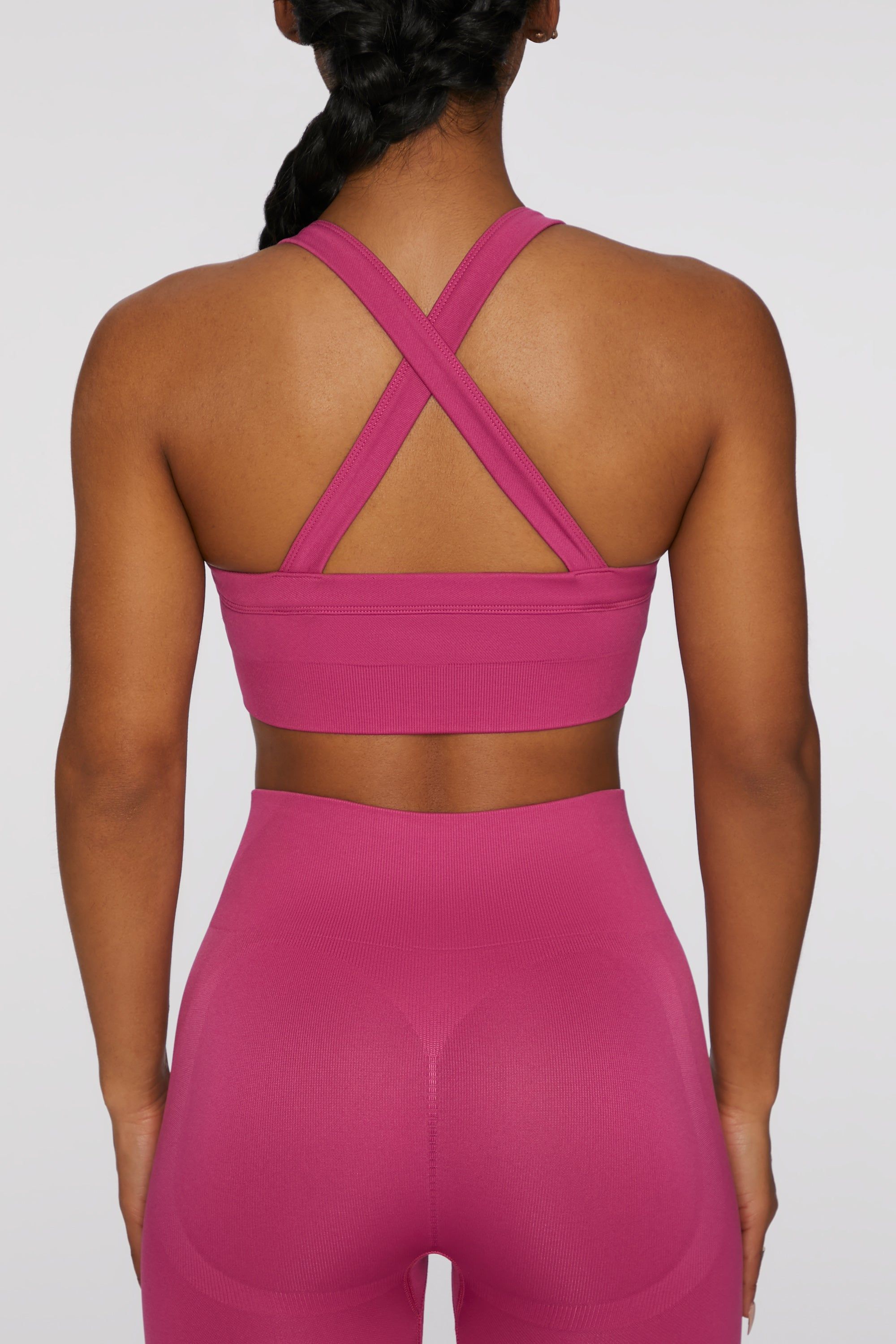 Purpose - Sports Bra - Dark Pink sold by Bo + Tee product image thumbnail 3