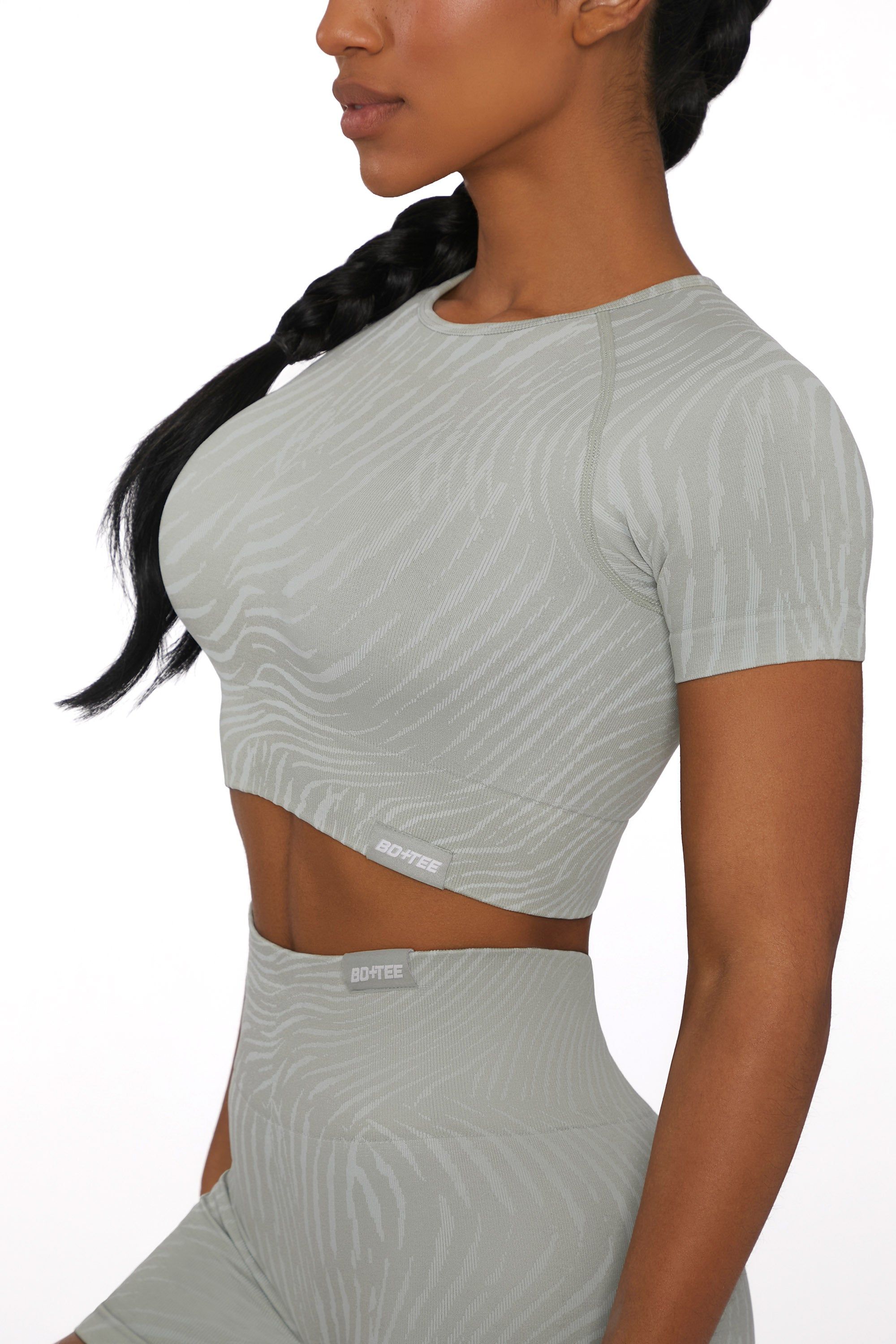 Instinct - Crop Top - Sage sold by Bo + Tee product image thumbnail 4