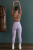 Dedication - High Waist Wrap Over Leggings in Lilac sold by Bo + Tee