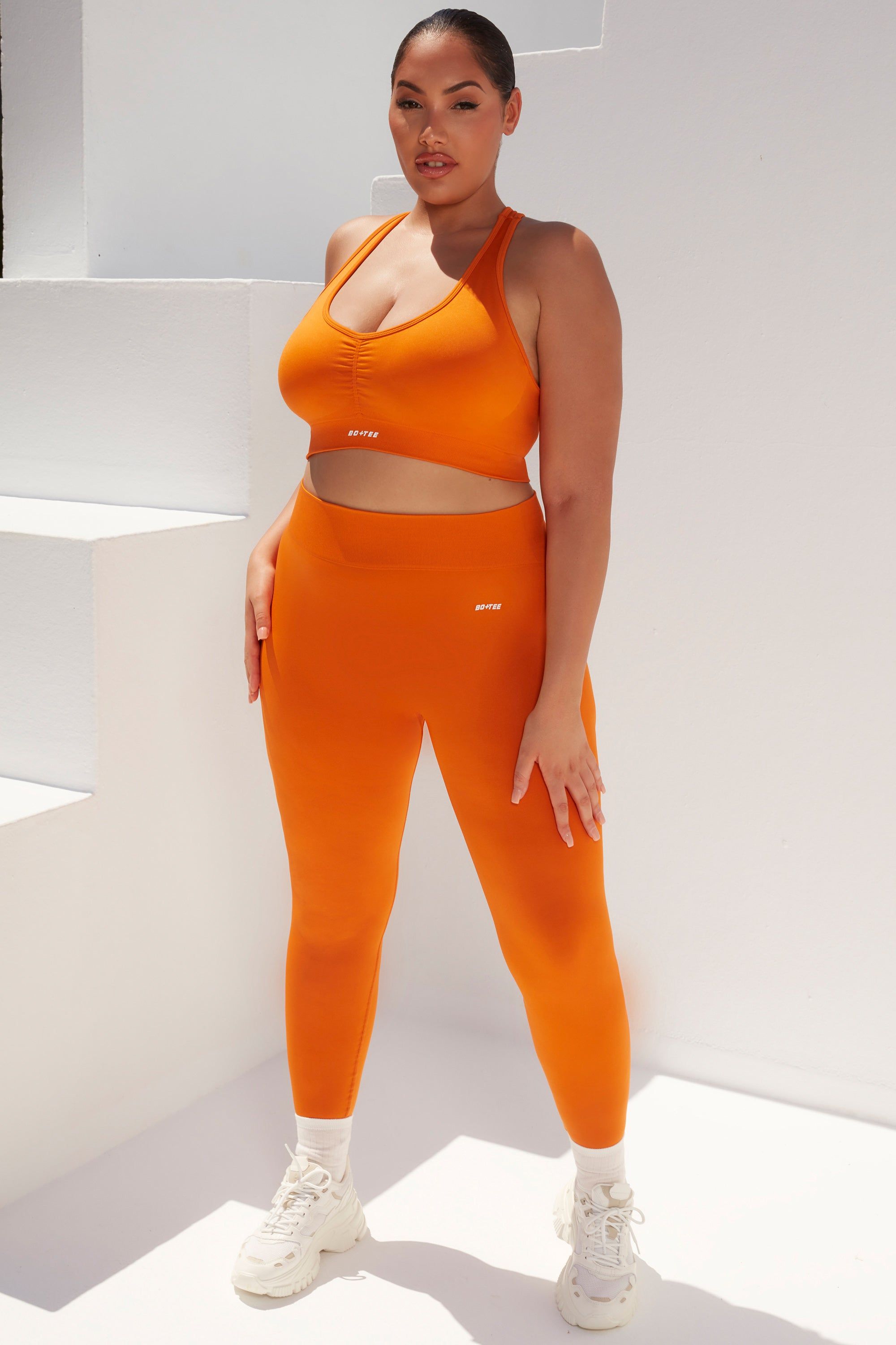 Beam - Sports Bra in Deep Orange sold by Bo + Tee product image thumbnail 12