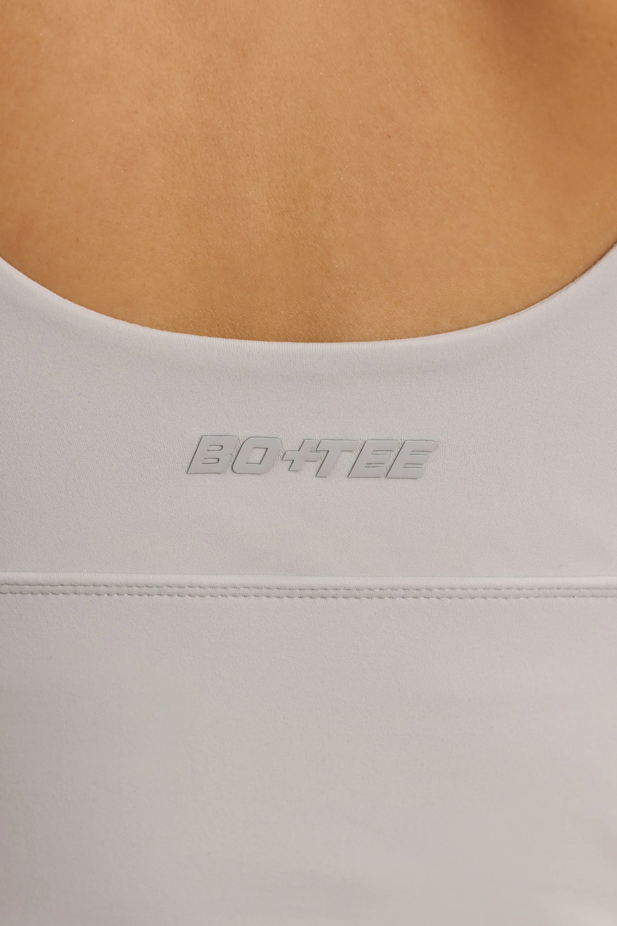 Soft Active V-Neck Tank Top in Grey sold by Bo + Tee product image thumbnail 4