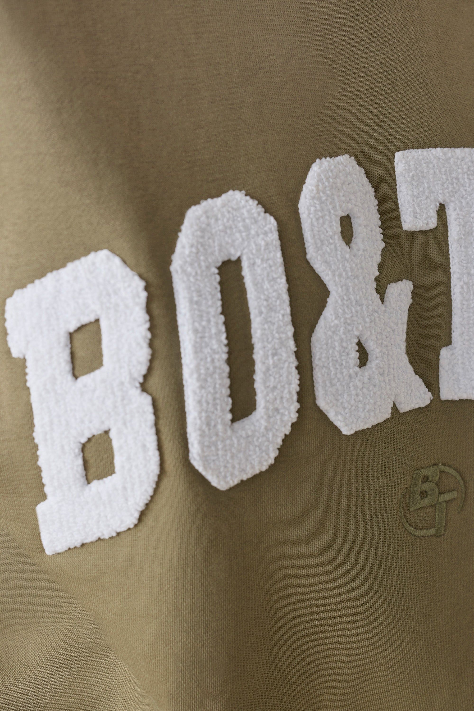 Self Care - Oversized Crew Neck Sweatshirt in Soft Olive sold by Bo + Tee product image thumbnail 5