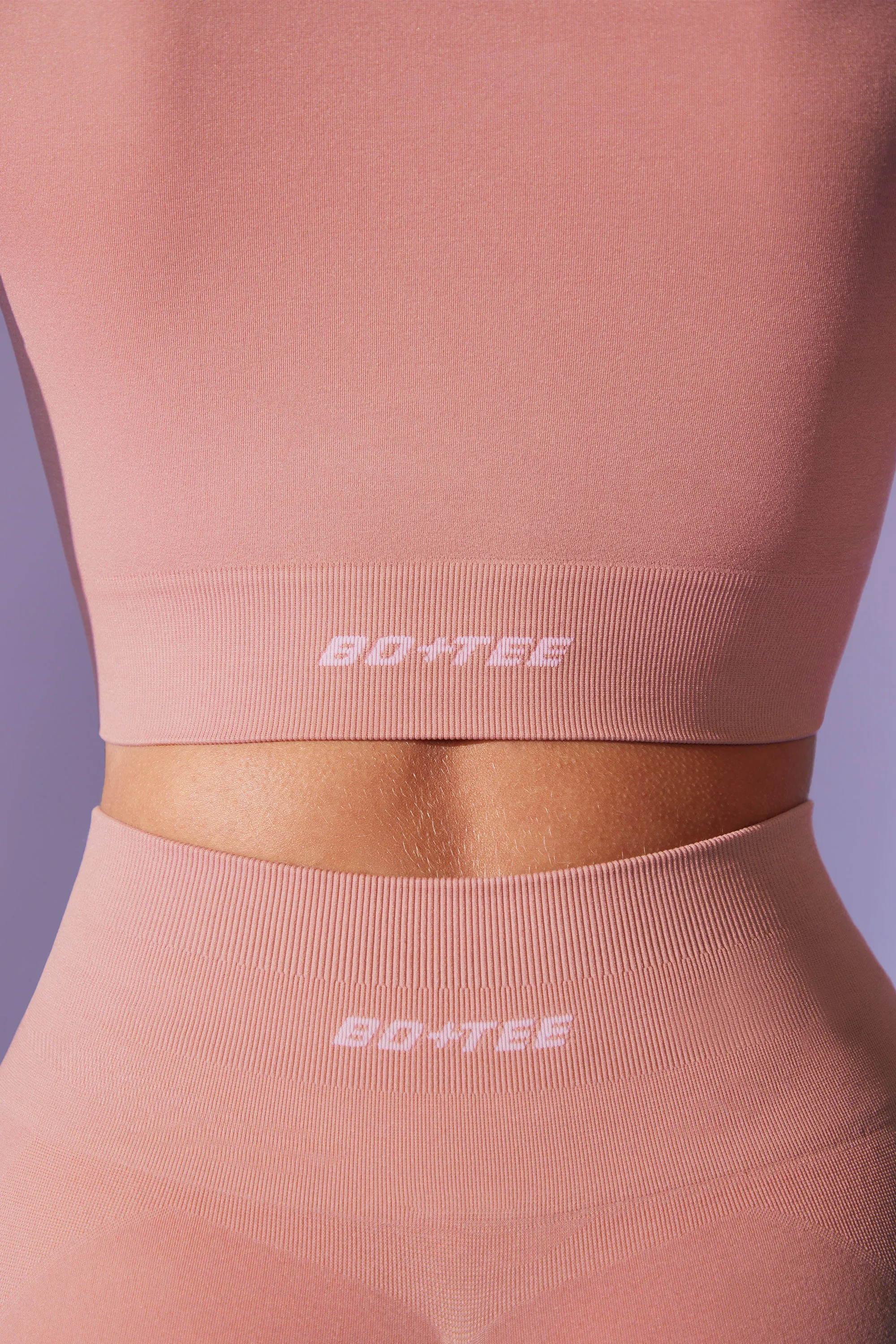 Excel - Cap Sleeve Define Luxe Crop Top in Dusty Mauve sold by Bo + Tee product image thumbnail 4
