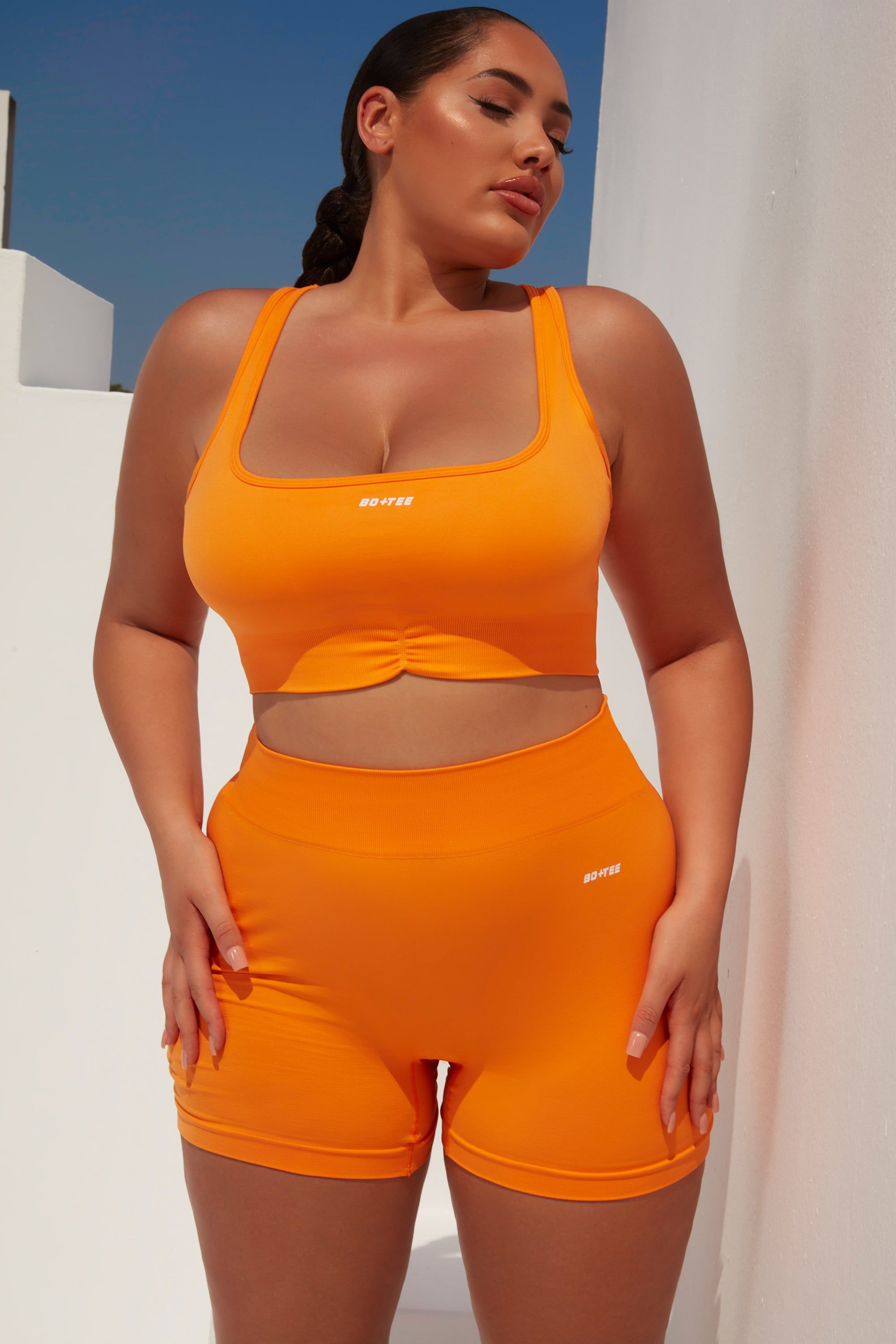 Radiate - Sports Bra in Orange sold by Bo + Tee product image thumbnail 11