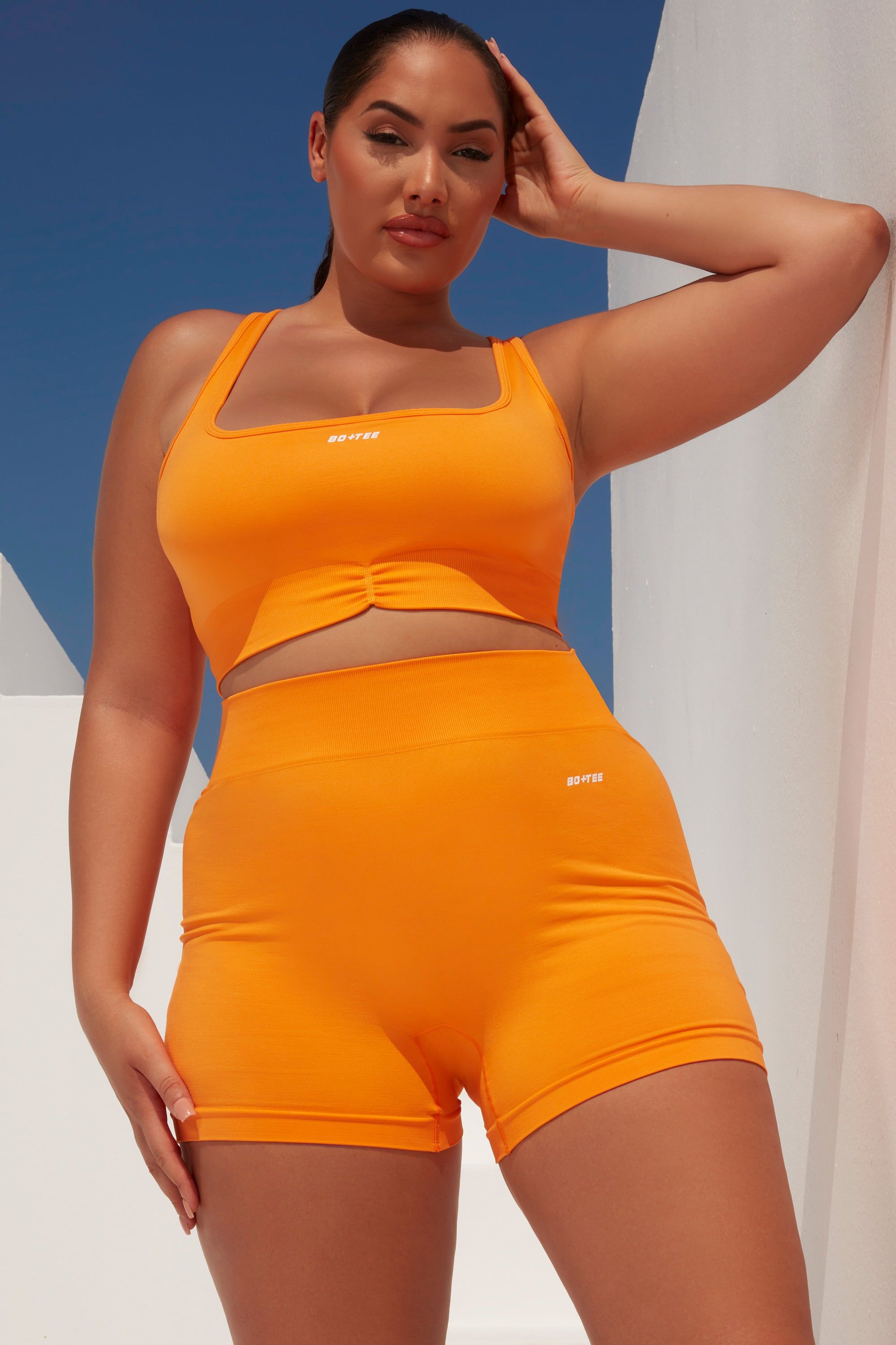 Radiate - Sports Bra in Orange sold by Bo + Tee product image thumbnail 10