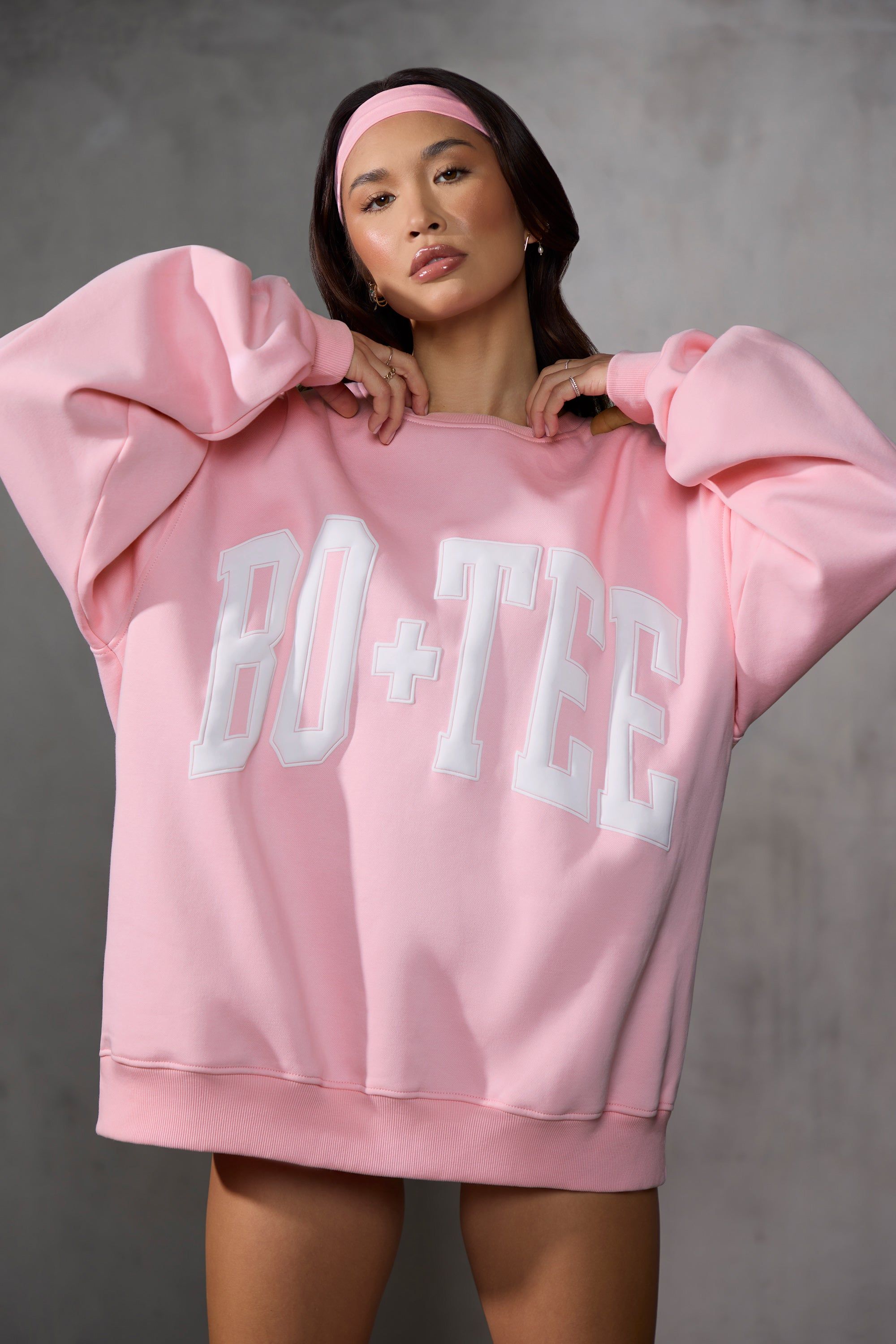 New Staples - Oversized Sweatshirt in Baby Pink sold by Bo + Tee product image thumbnail 5