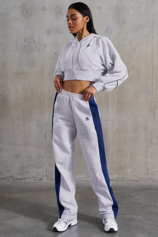 Elite - Petite Wide Leg Sweatpants in Heather Grey sold by Bo + Tee