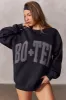 New Staples - Oversized Sweatshirt in Black sold by Bo + Tee