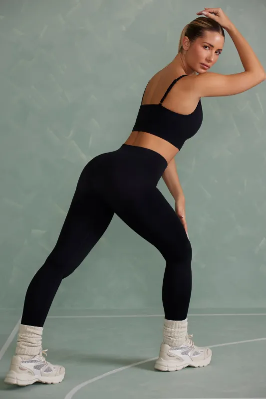 Super Sculpt Full Length Leggings in Onyx Black sold by Bo + Tee