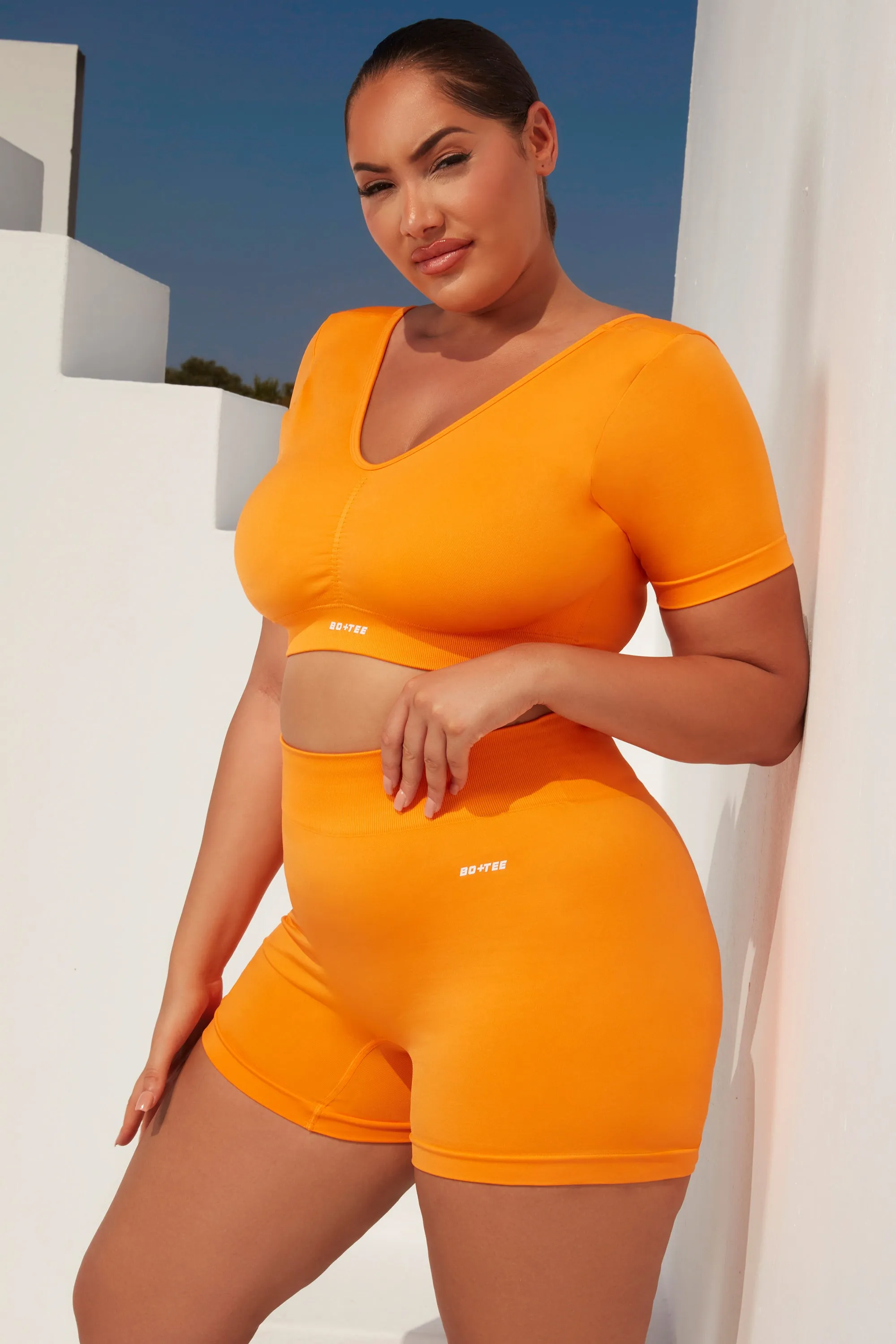 Gradient - Top in Orange sold by Bo + Tee product image thumbnail 2