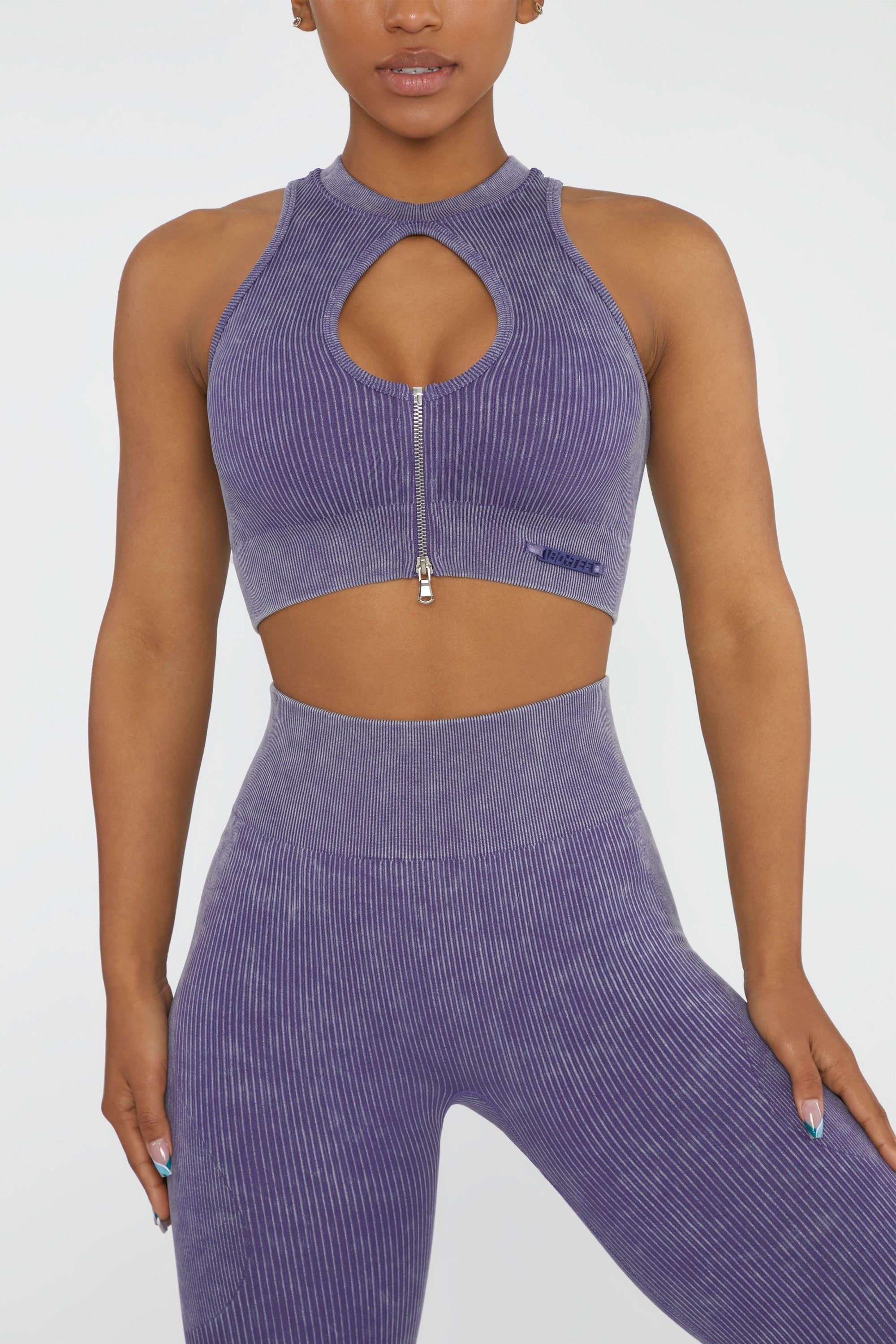 Relay - Crop Top in Violet sold by Bo + Tee product image thumbnail 2