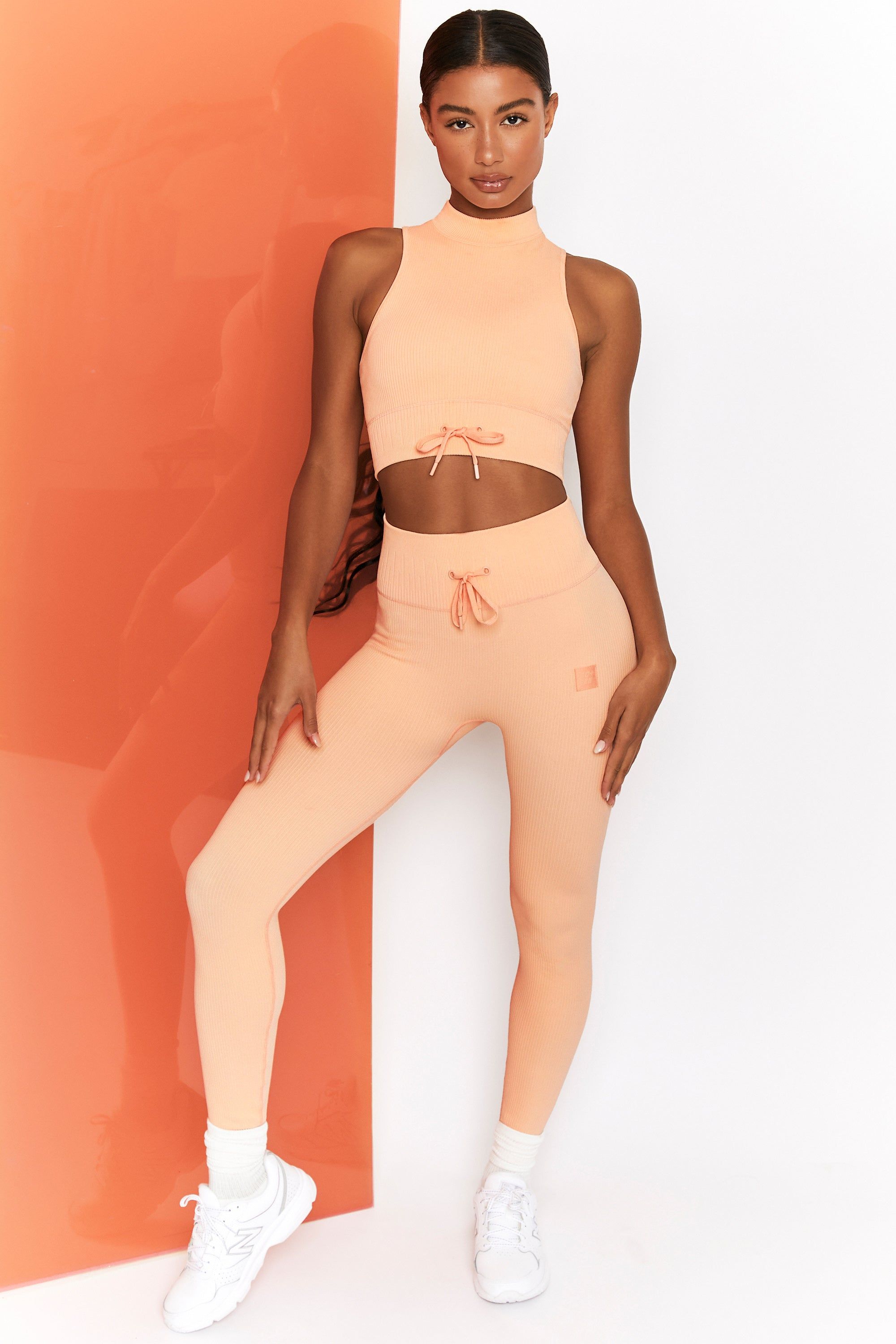 Energise Petite - Leggings in Peach sold by Bo + Tee