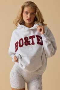 Comfort - Oversized Hooded Sweatshirt in Heather Grey sold by Bo + Tee