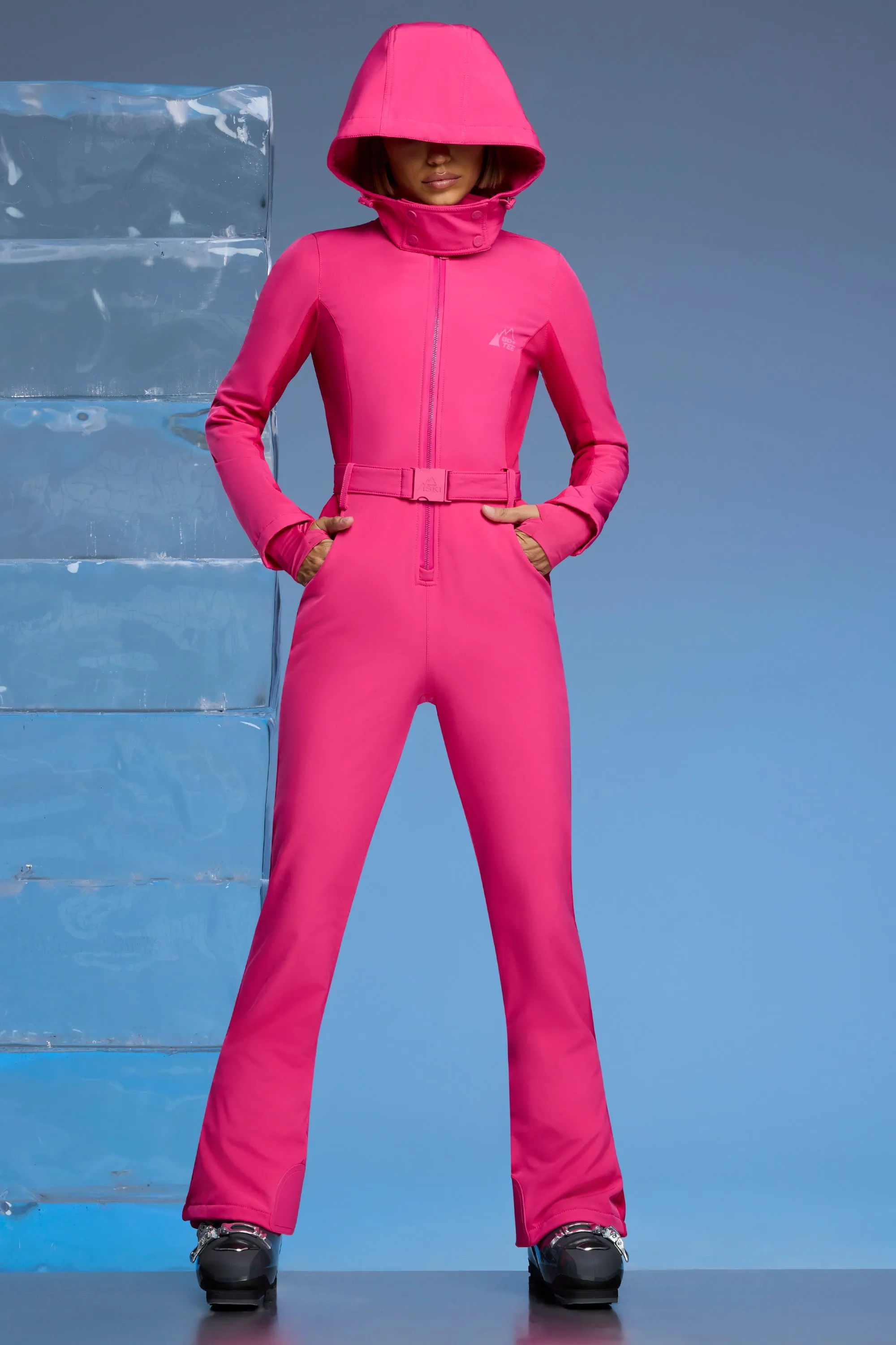 Freestyle - Petite Fleece Lined Ski Suit in Fuchsia Pink sold by Bo + Tee product image thumbnail 4