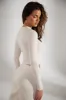 Elementary - Soft Rib Long Sleeve Top in Heather Oat sold by Bo + Tee