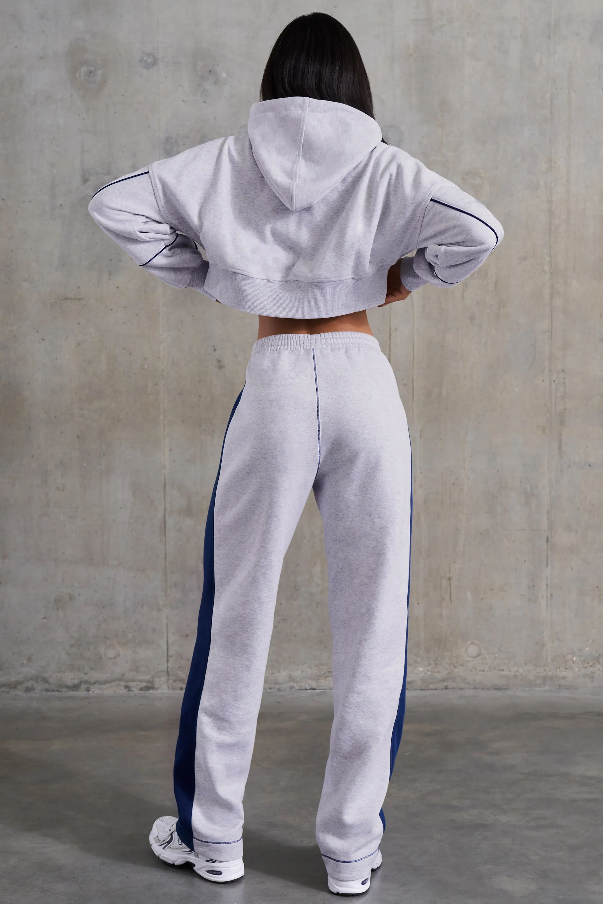 Wide Leg Sweatpants in Heather Grey sold by Bo + Tee product image thumbnail 3
