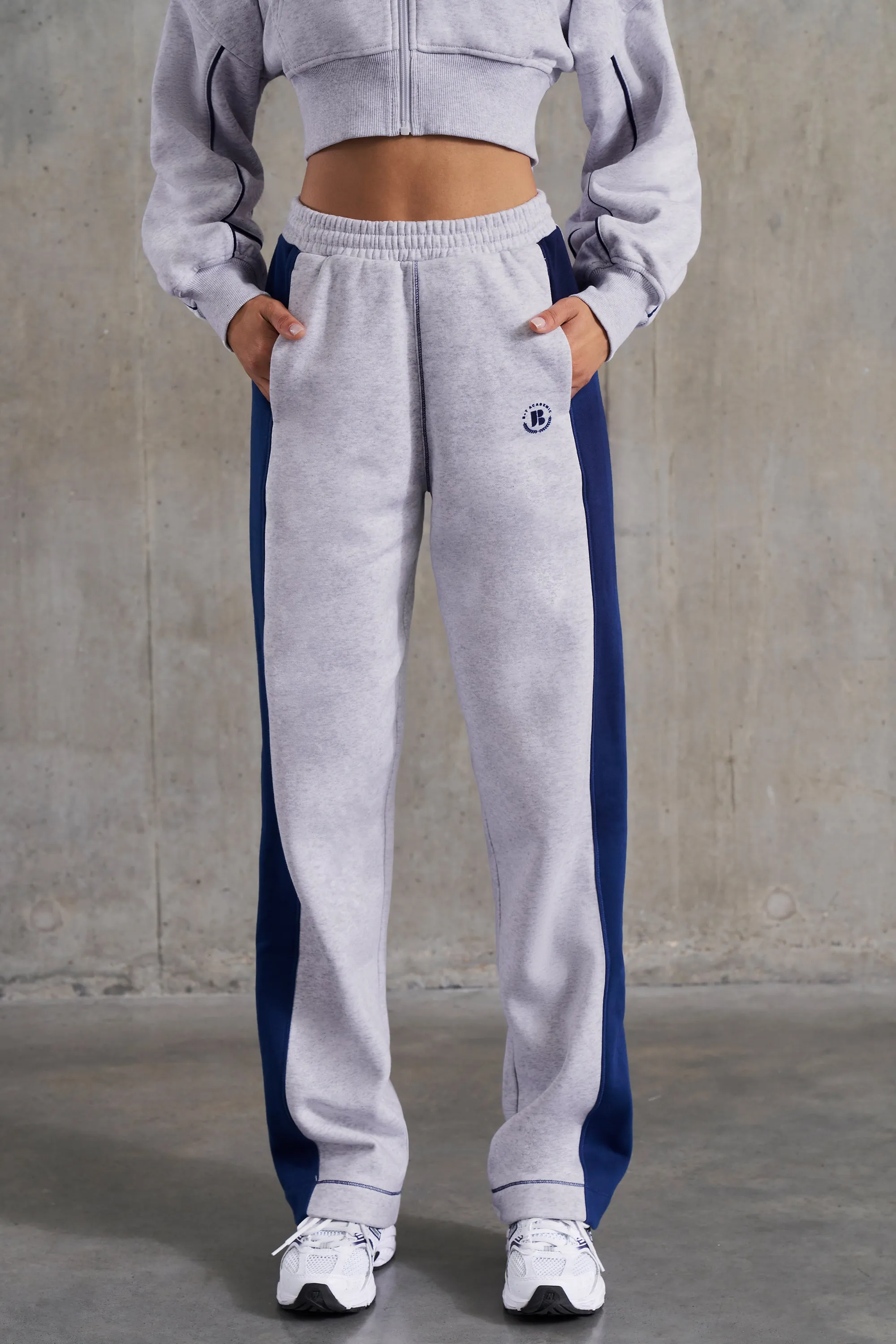 Wide Leg Sweatpants in Heather Grey sold by Bo + Tee product image thumbnail 4