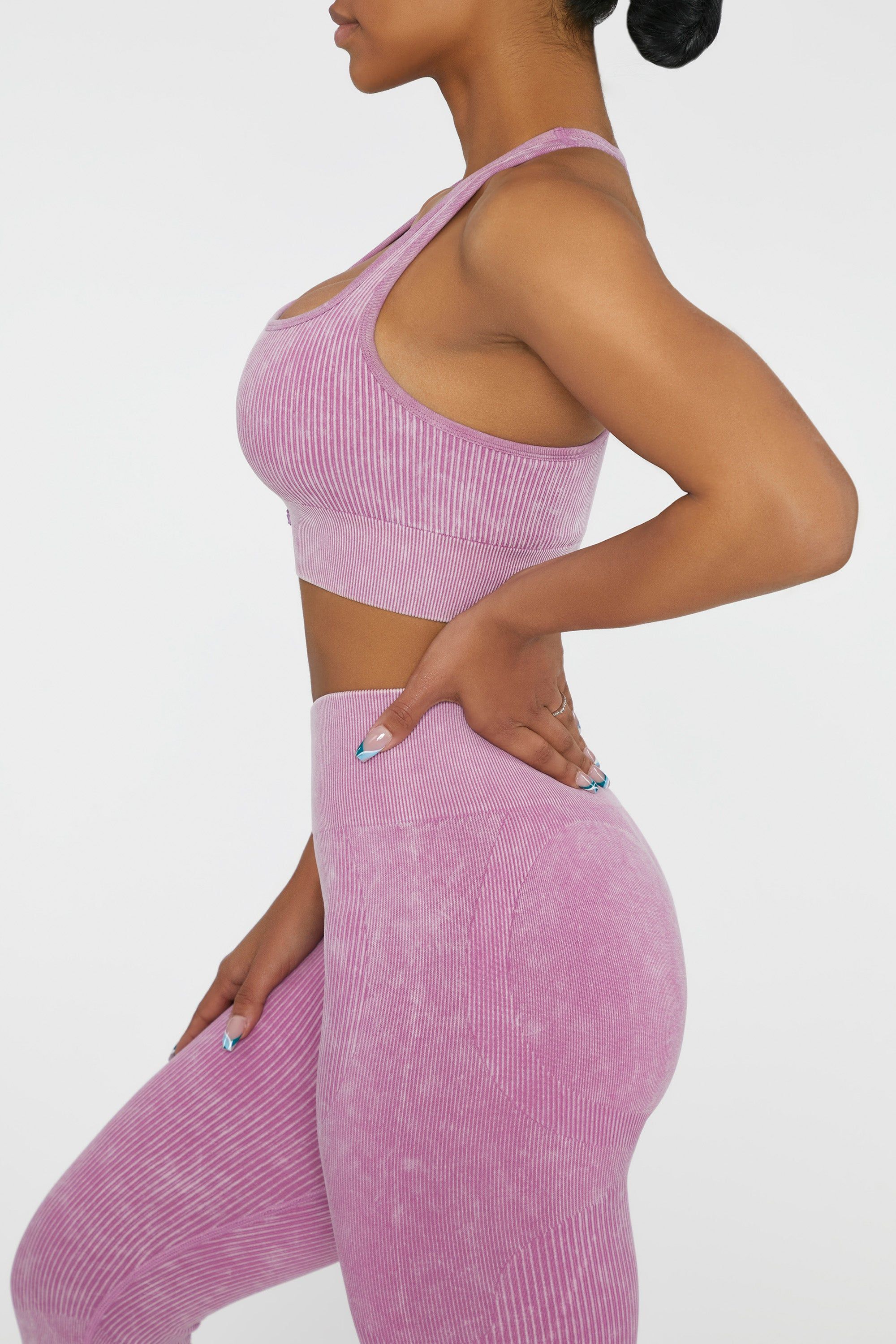 Iconic - Sports Bra in Pink sold by Bo + Tee product image thumbnail 2