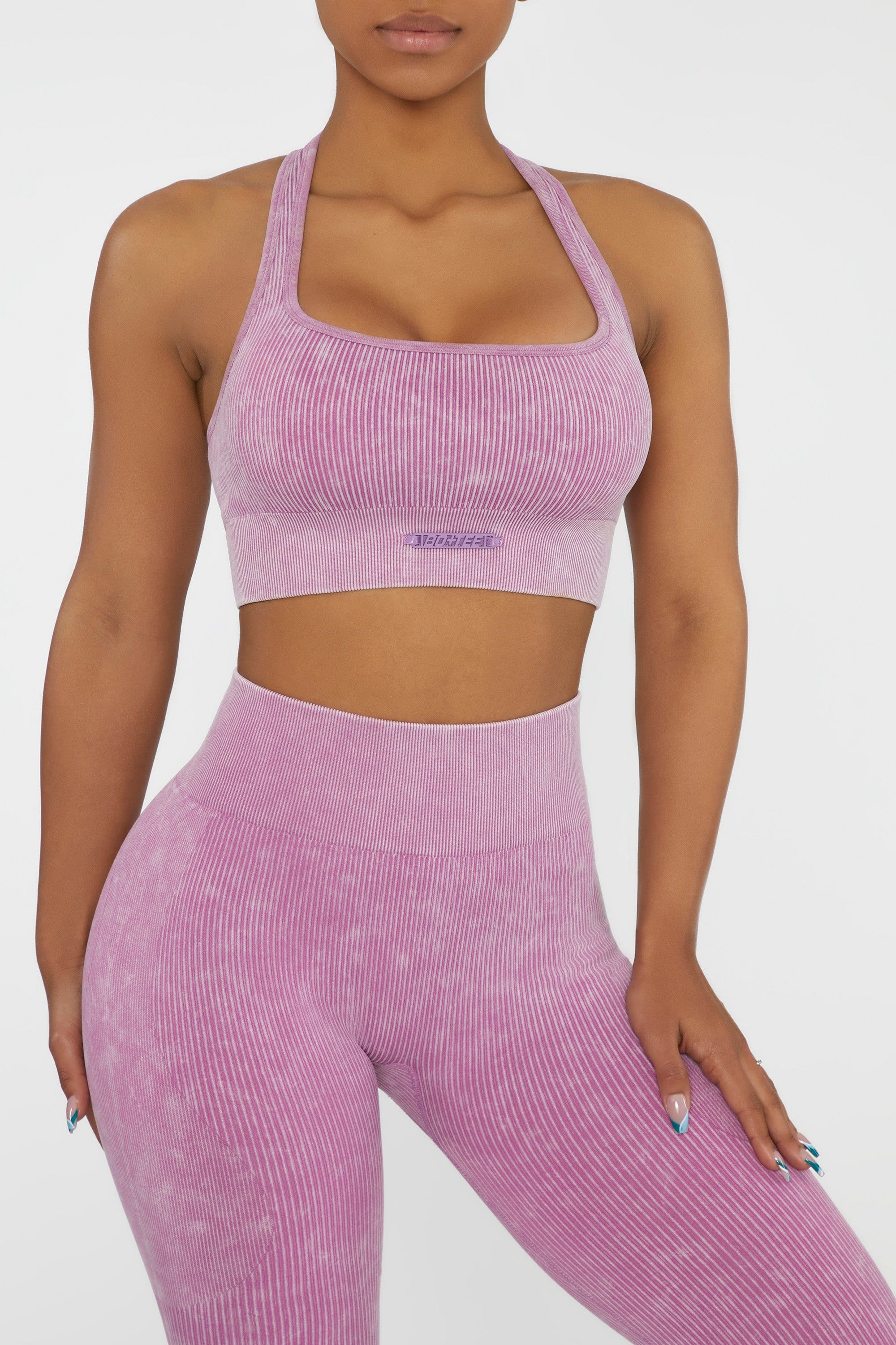 Iconic - Sports Bra in Pink sold by Bo + Tee product image thumbnail 4