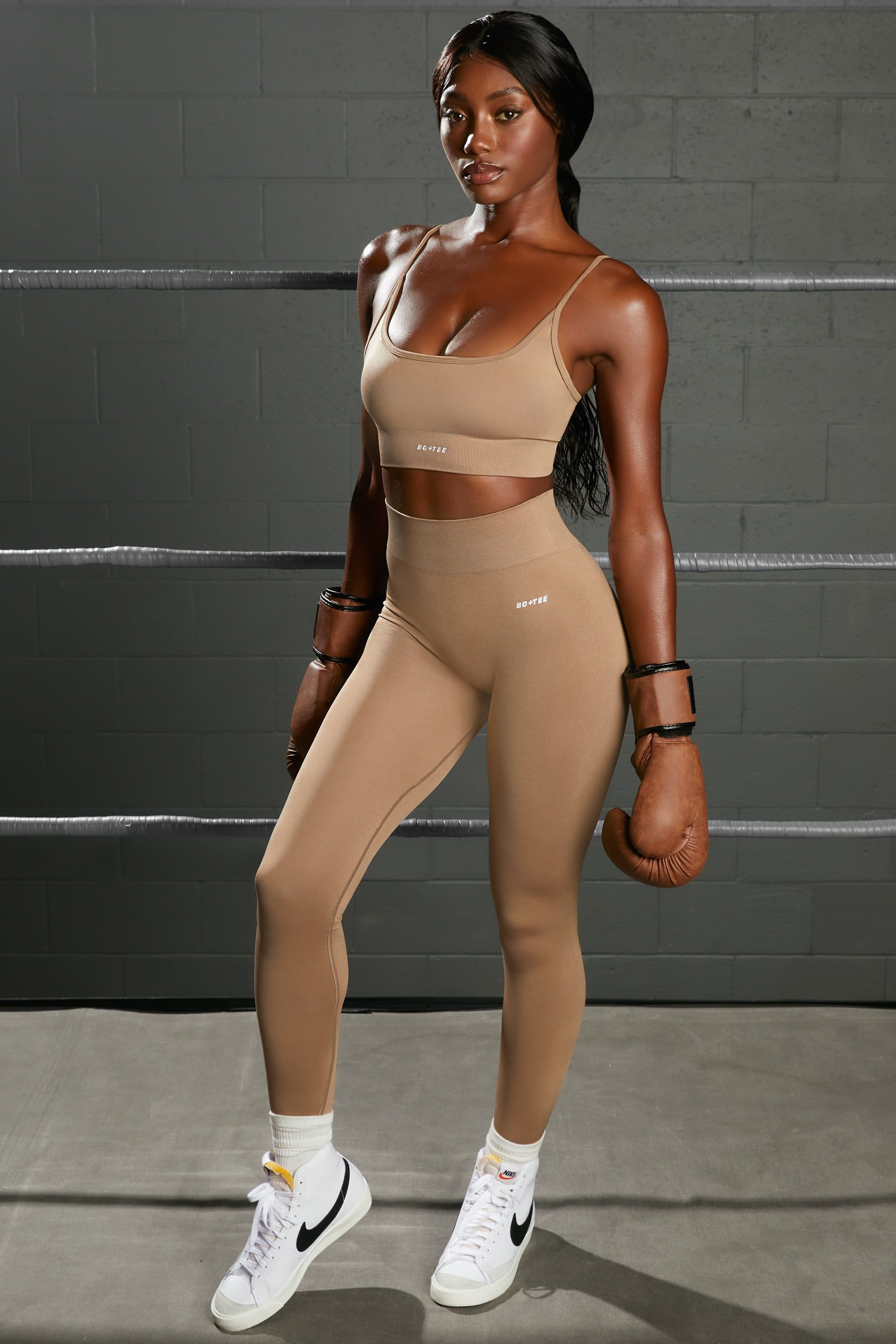 Awaken - Sports Bra in Brown sold by Bo + Tee product image thumbnail 2