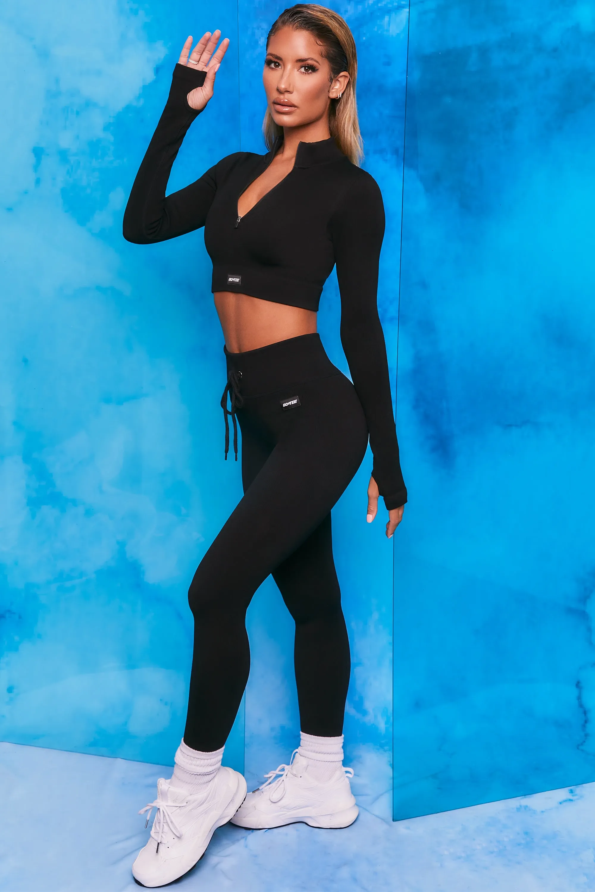 Endure - Crop Top in Black sold by Bo + Tee product image thumbnail 2