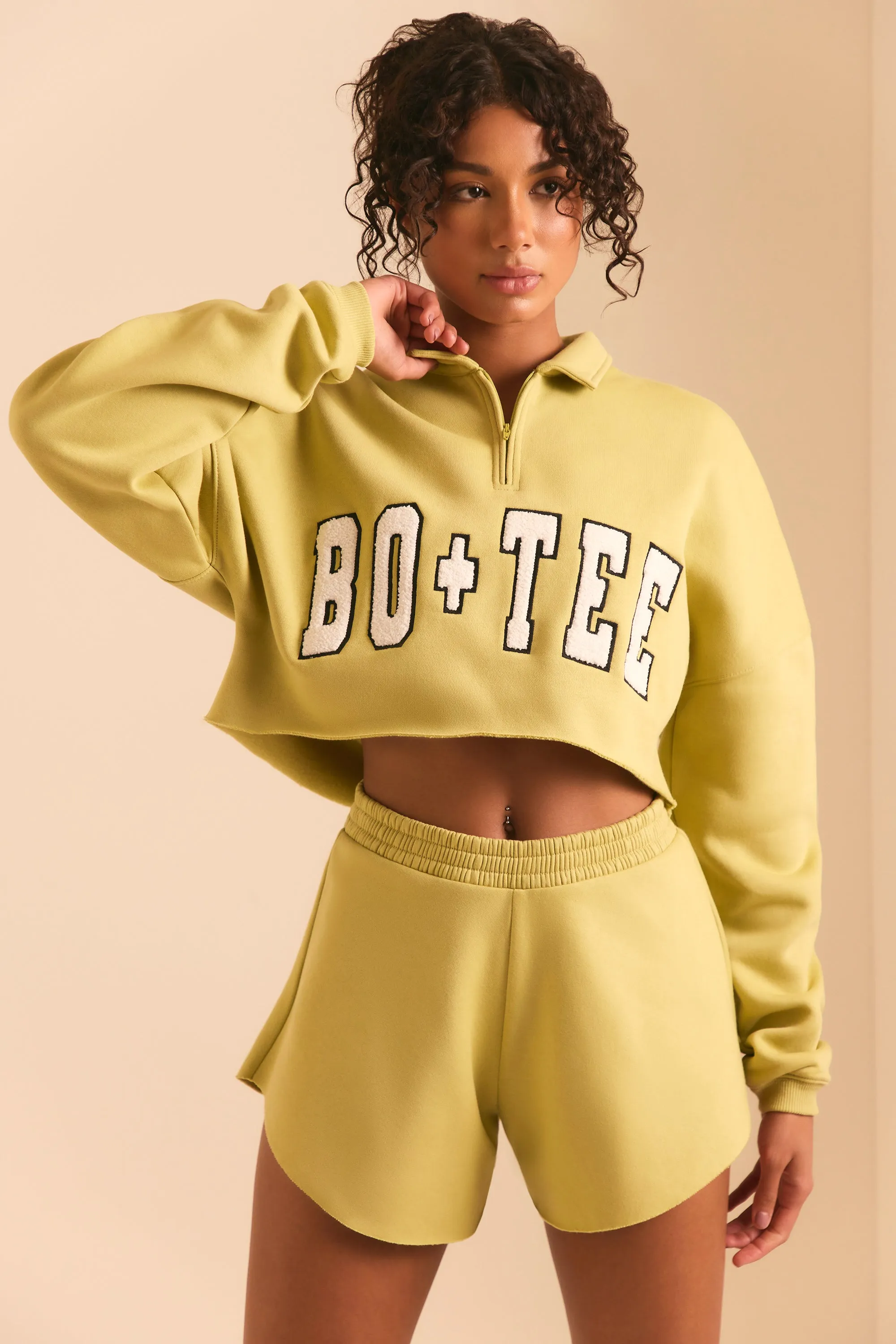 Restore - Half Zip Sweater in Matcha Green sold by Bo + Tee product image thumbnail 4