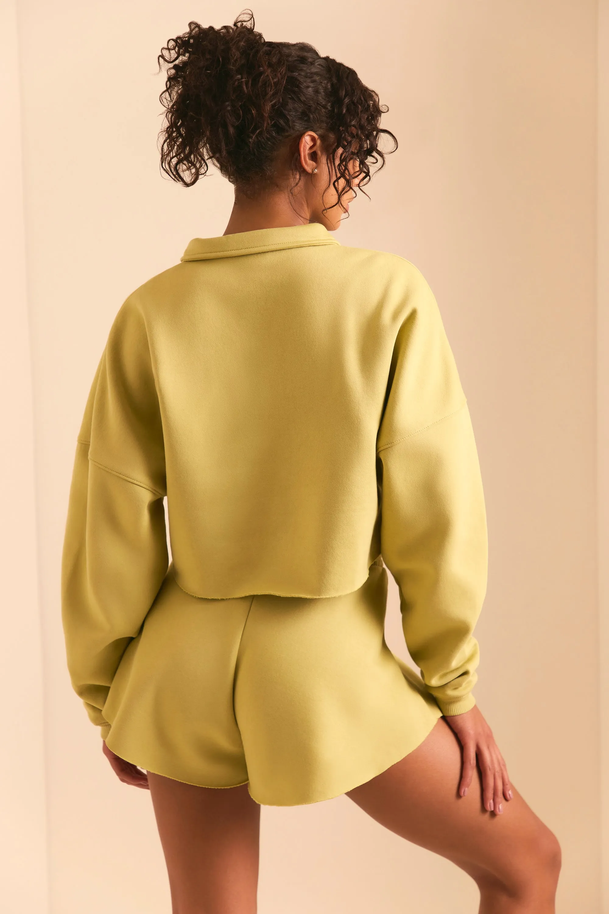 Restore - Half Zip Sweater in Matcha Green sold by Bo + Tee product image thumbnail 3